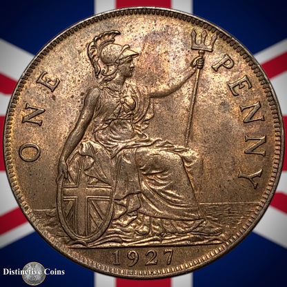 Great Britain 1927 Penny 1d GB7077