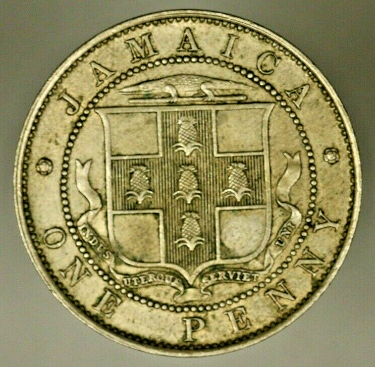Jamaica Penny 1928  UNC  A1455