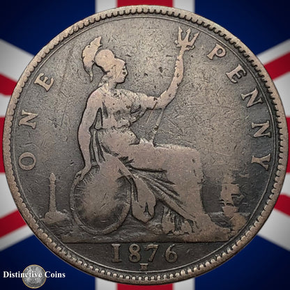 Great Britain 1876 H Penny 1d GB6373