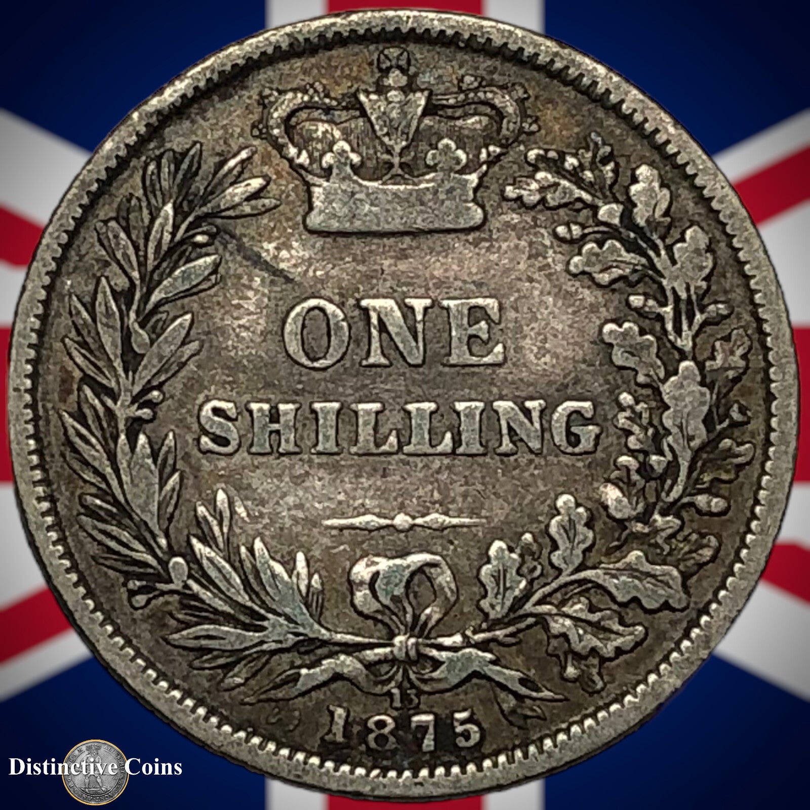 Great Britain 1875 British One Shilling GB0357