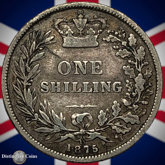Great Britain 1875 British One Shilling GB0357