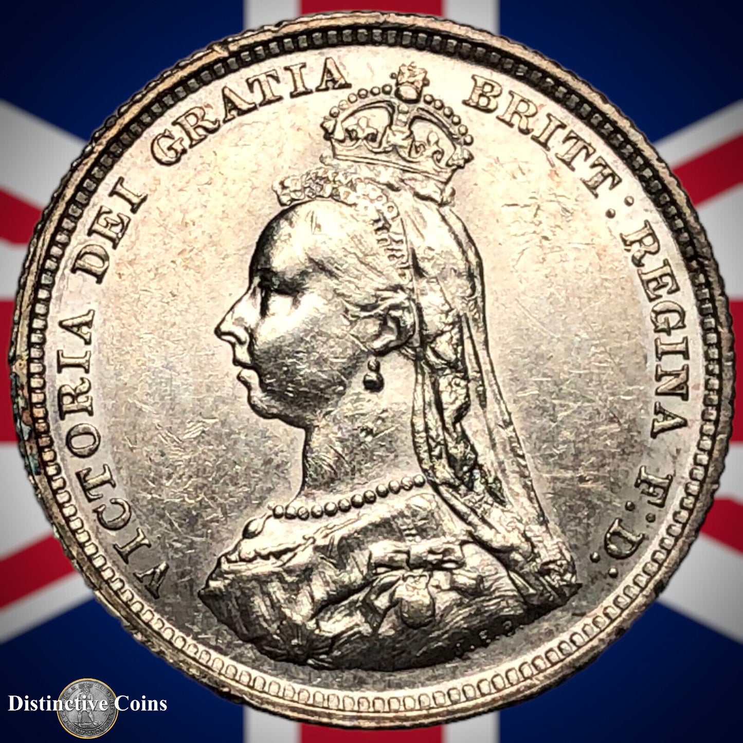 Great Britain 1887 British One Shilling GB0496