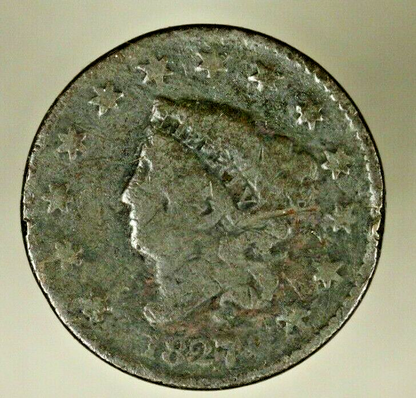  Large Cent 1827   A1297