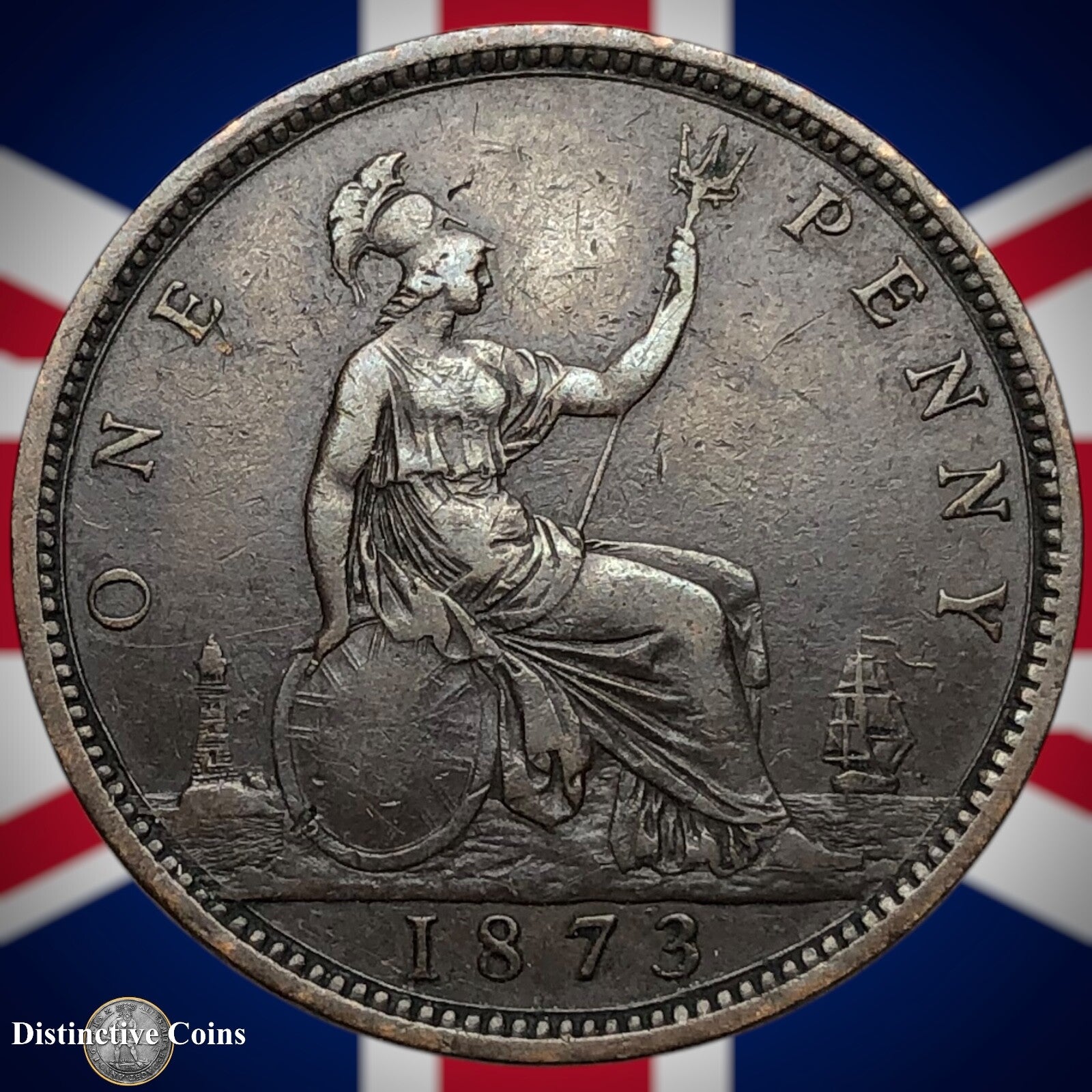 Great Britain 1873 Penny 1d GB6338