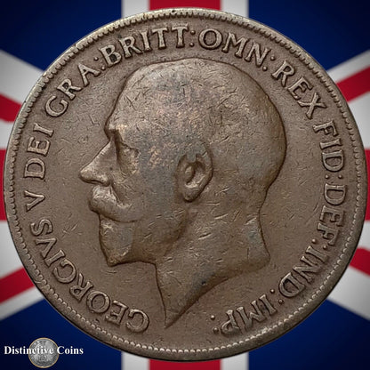 Great Britain 1919 KN Penny 1d GB6942