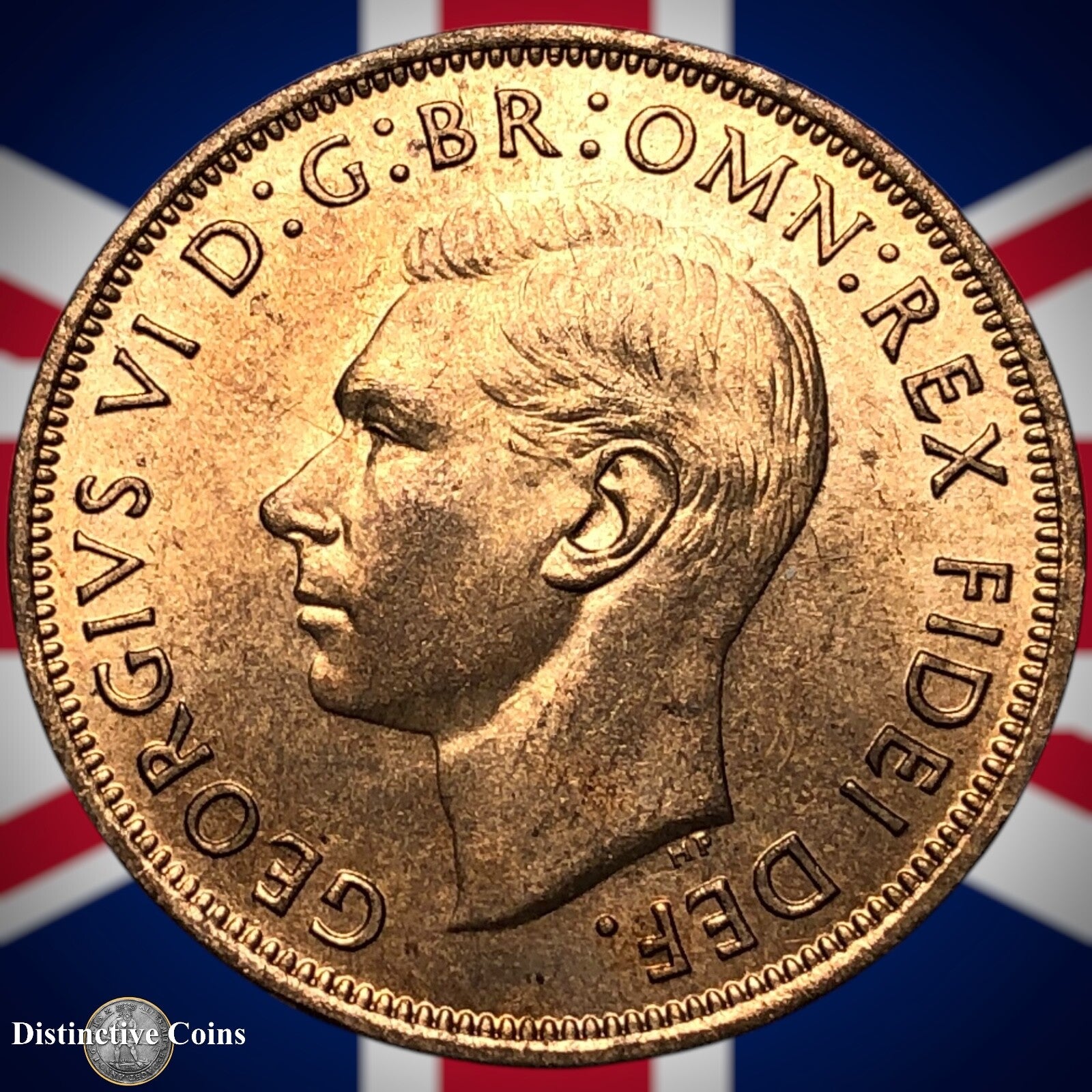 Great Britain 1949 Penny 1d GB7296