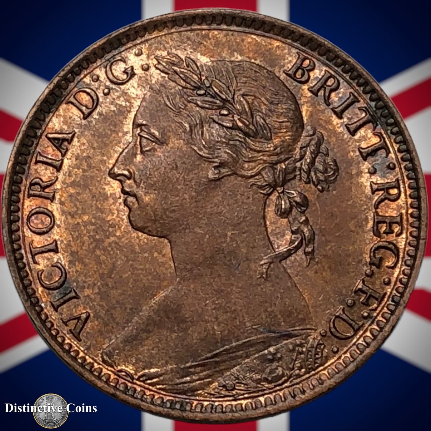 Great Britain 1886 Farthing 1/4d GB4230
