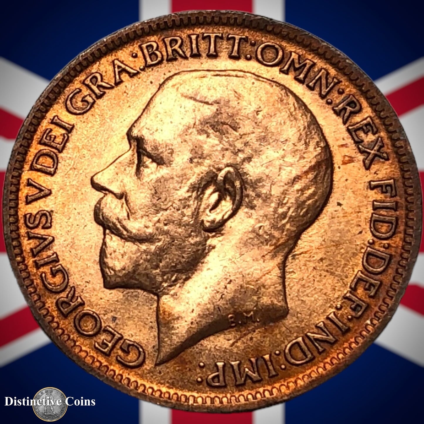 Great Britain 1918 Farthing 1/4d GB4718