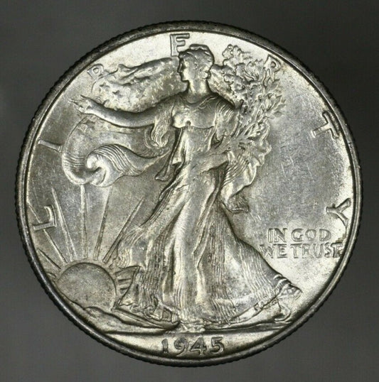 US 1945 Walking Liberty Half Dollar  A3087