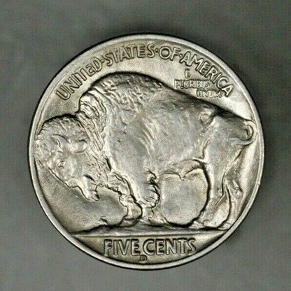 US 1938 D/D Buffalo Nickel 5 Cents   A2623