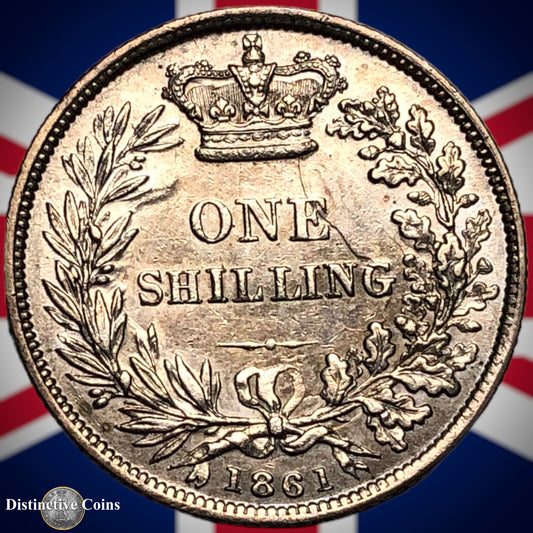 Great Britain 1861 British One Shilling GB0261