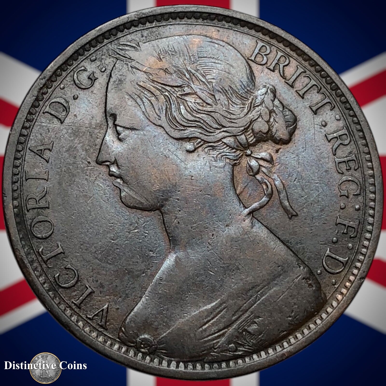 Great Britain 1862 Penny 1d GB6214