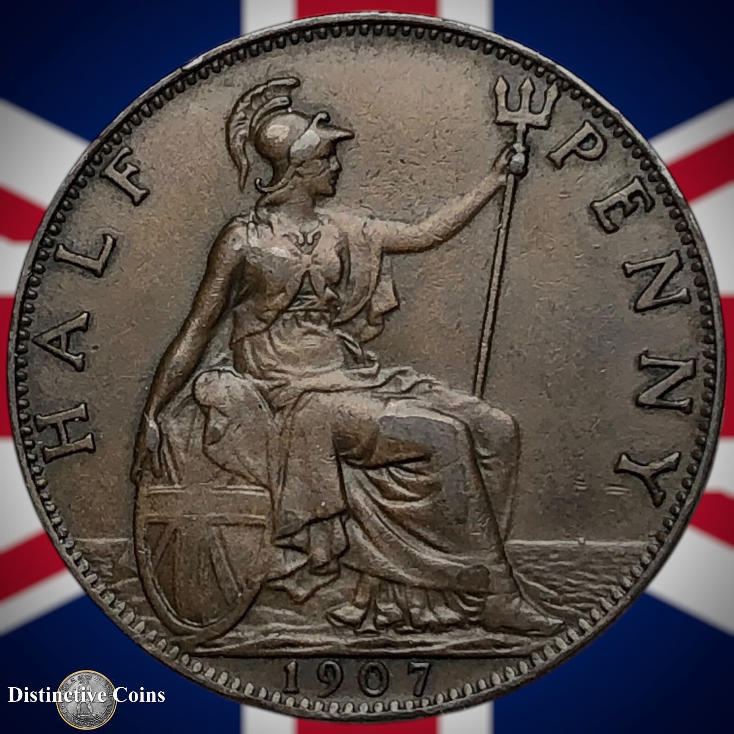 Great Britain 1907 Half Penny 1/2d GB5812