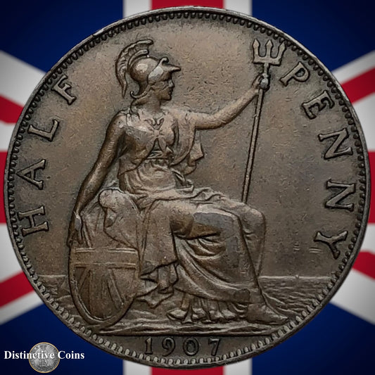 Great Britain 1907 Half Penny 1/2d GB5812