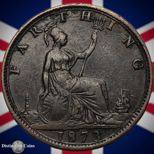Great Britain 1873 Farthing 1/4d GB3691
