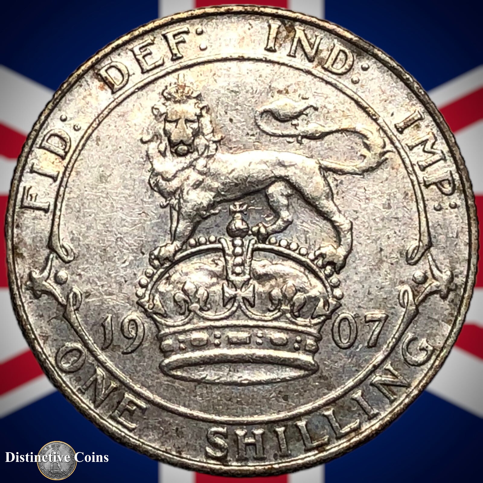 Great Britain 1907 British One Shilling GB0844