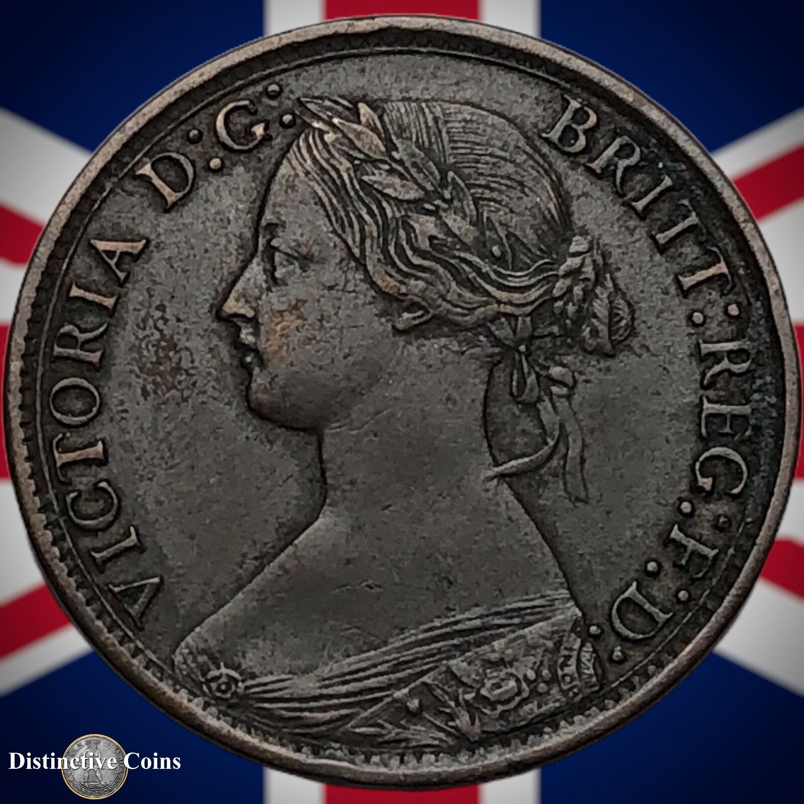 Great Britain 1867 Farthing 1/4d GB3597