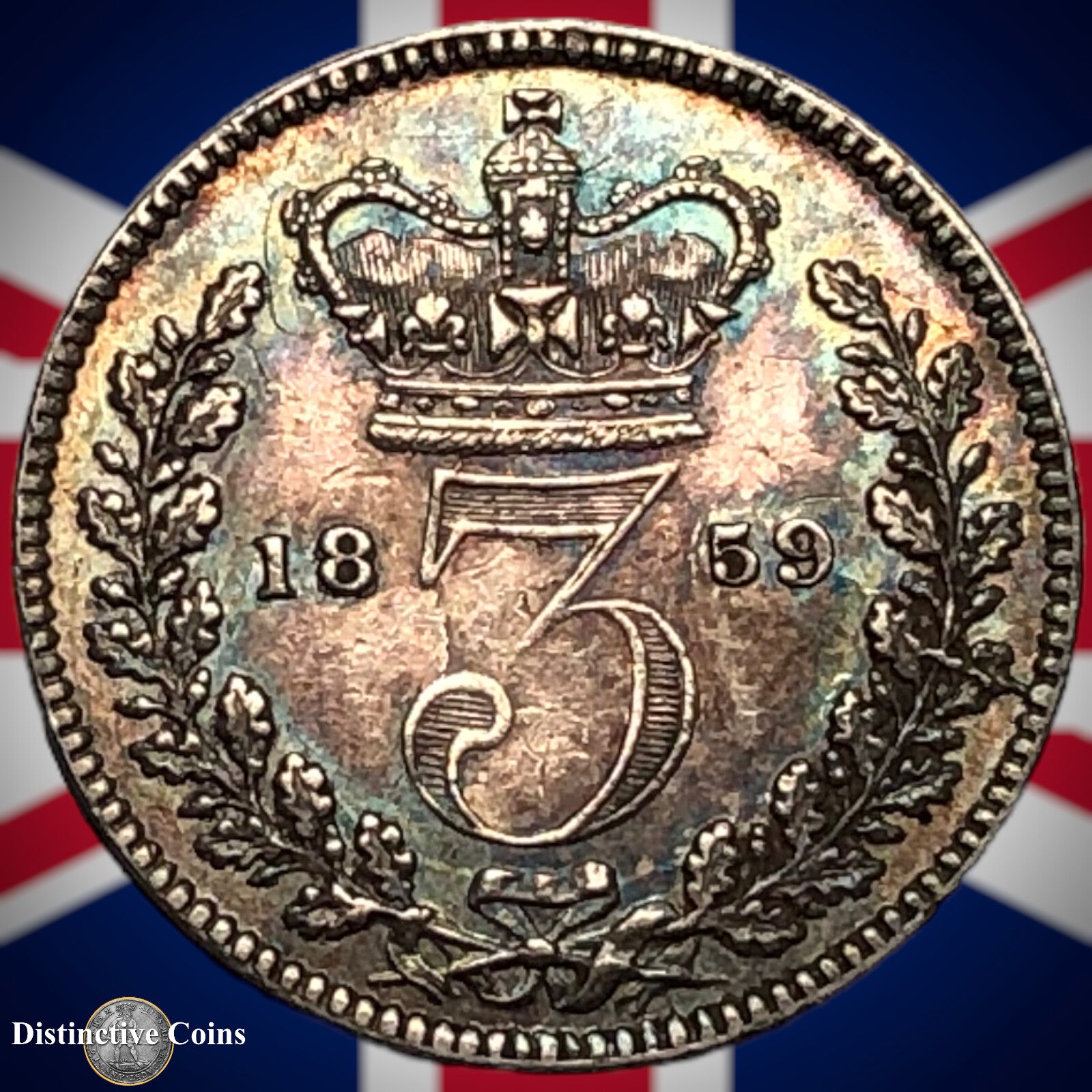 Great Britain 1859 Three Pence GB1829