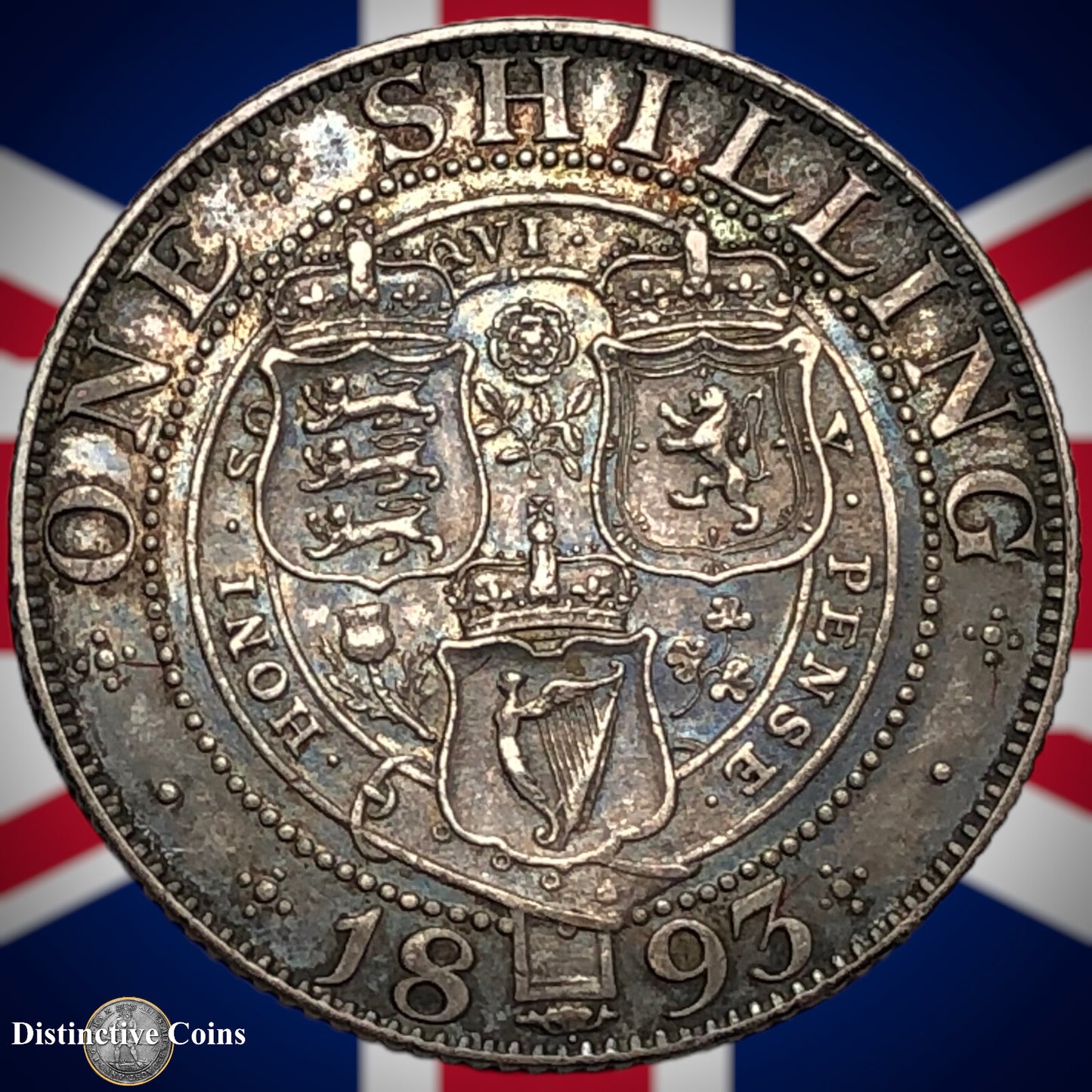 Great Britain 1893 British One Shilling GB0617