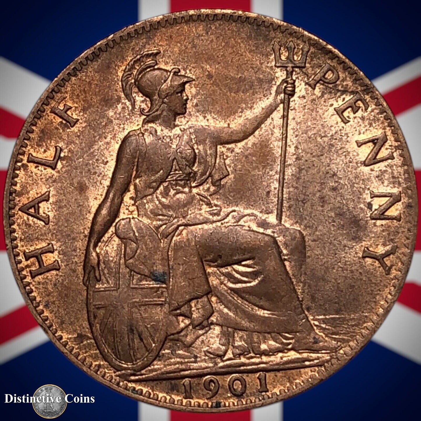 Great Britain 1901 Half Penny 1/2d GB5767