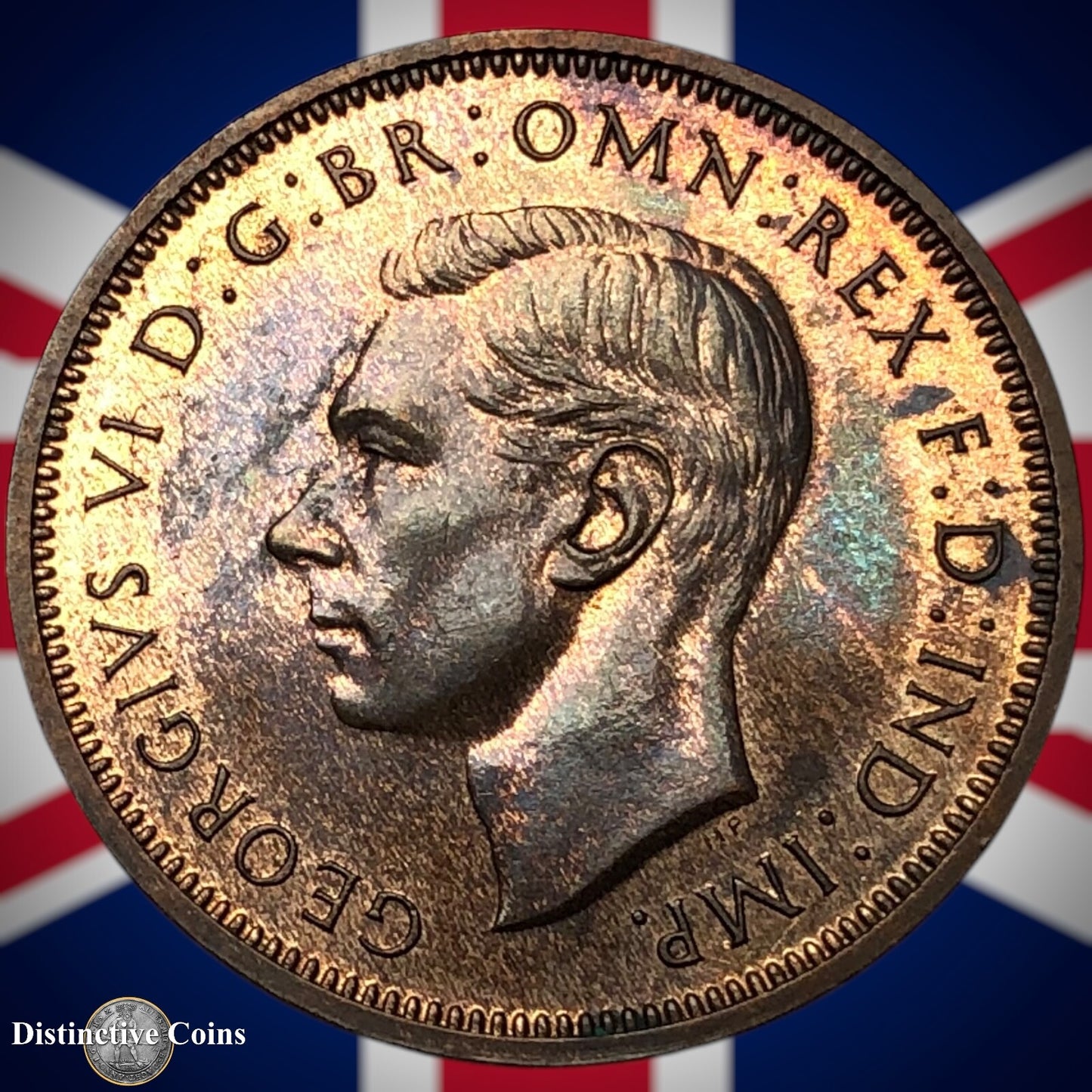 Great Britain 1937 Half Penny 1/2d GB6006