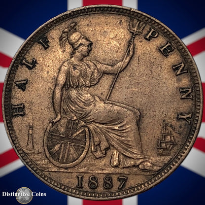 Great Britain 1887 Half Penny 1/2d GB5610
