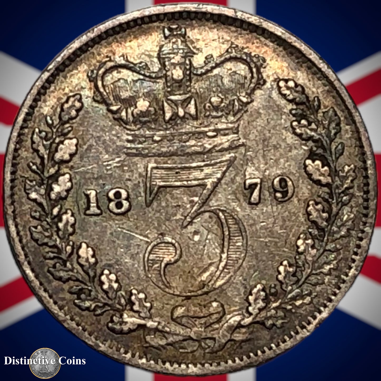 Great Britain 1879 Three Pence GB1907
