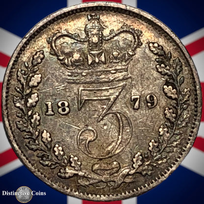 Great Britain 1879 Three Pence GB1907