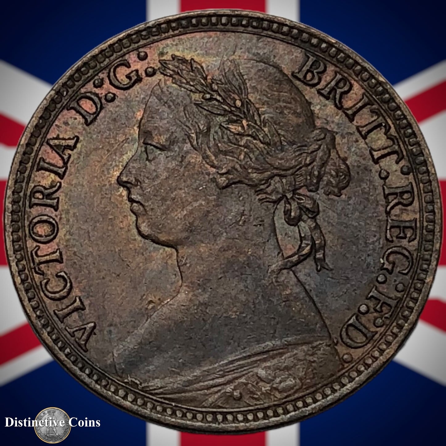 Great Britain 1879 Farthing 1/4d GB3821