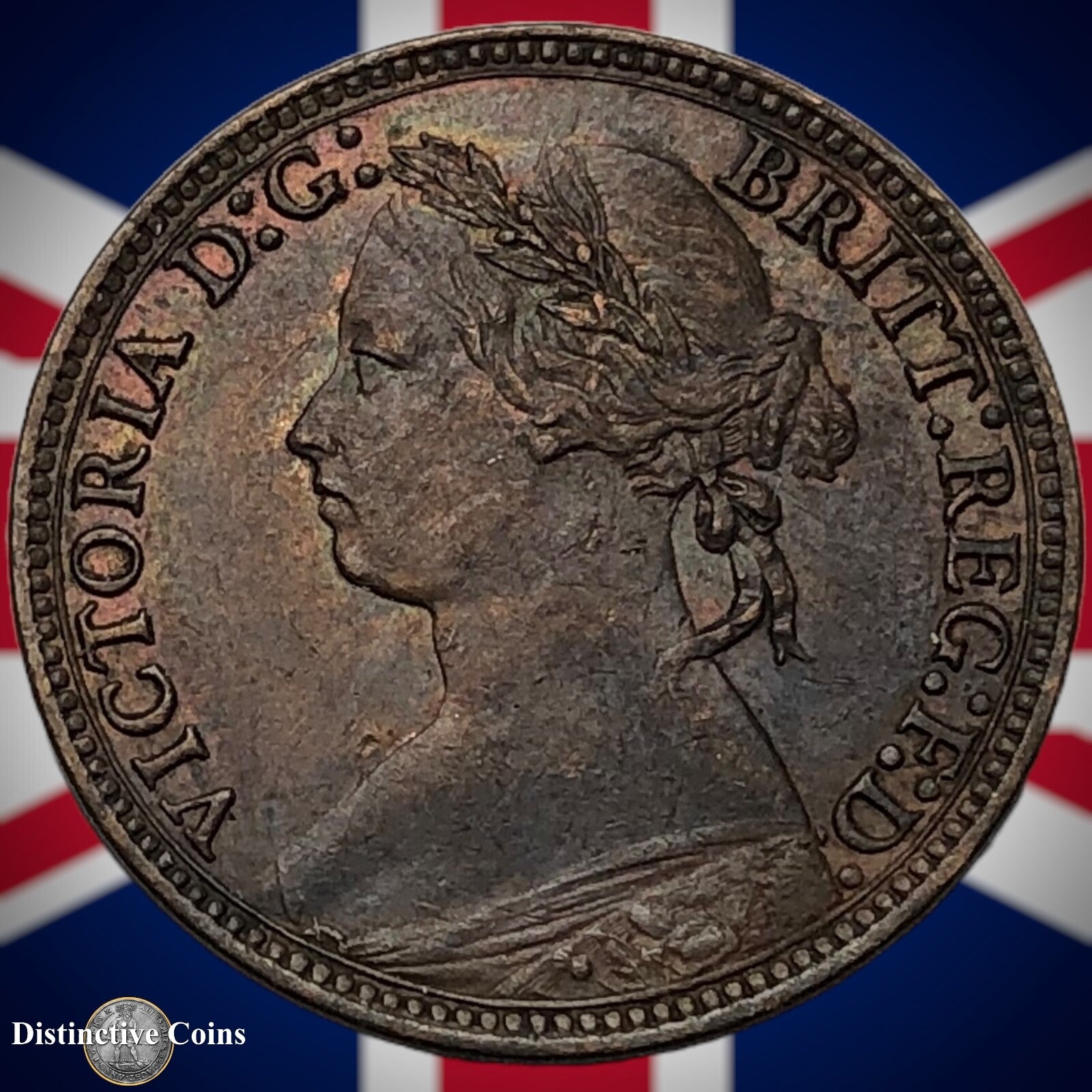 Great Britain 1879 Farthing 1/4d GB3821