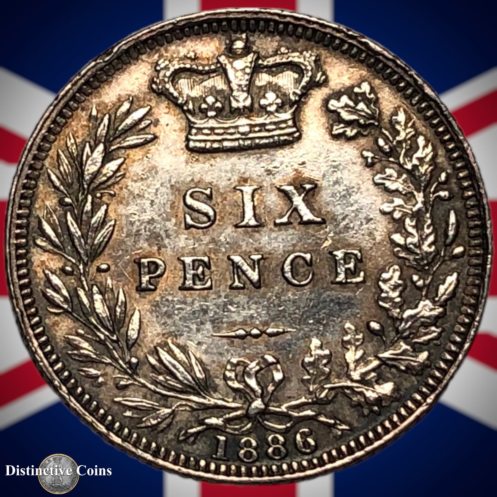 Great Britain 1886 Six Pence GB2639