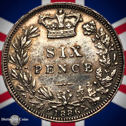 Great Britain 1886 Six Pence GB2639