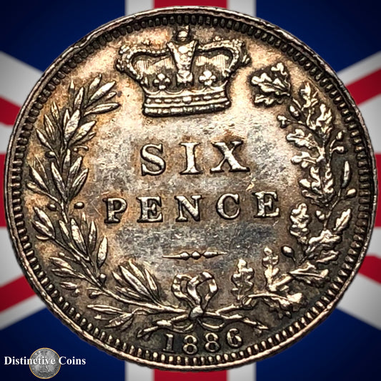 Great Britain 1886 Six Pence GB2639