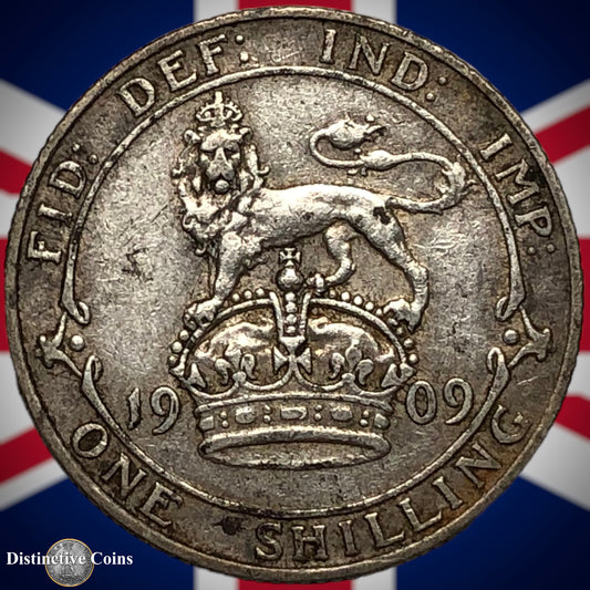Great Britain 1909 British One Shilling GB0865