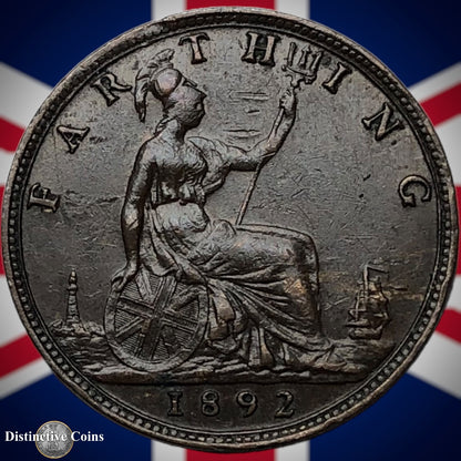 Great Britain 1892 Farthing 1/4d GB4326