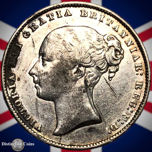 Great Britain 1860 British One Shilling GB0255