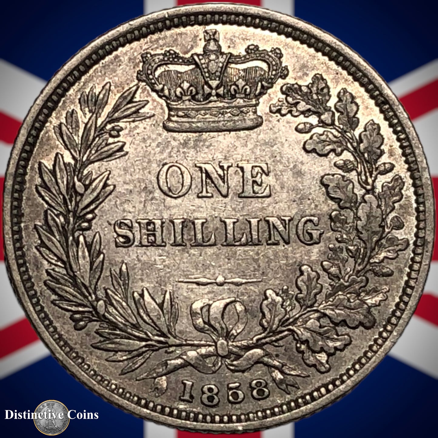 Great Britain 1858 British One Shilling GB0236