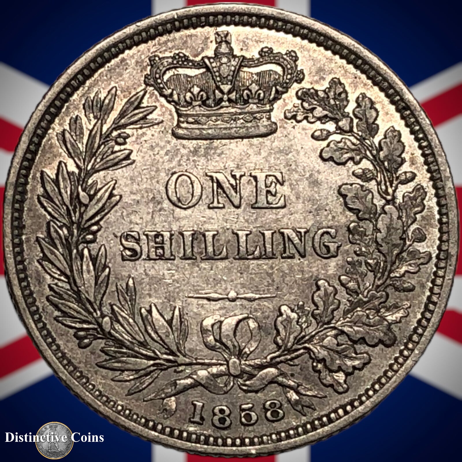 Great Britain 1858 British One Shilling GB0236