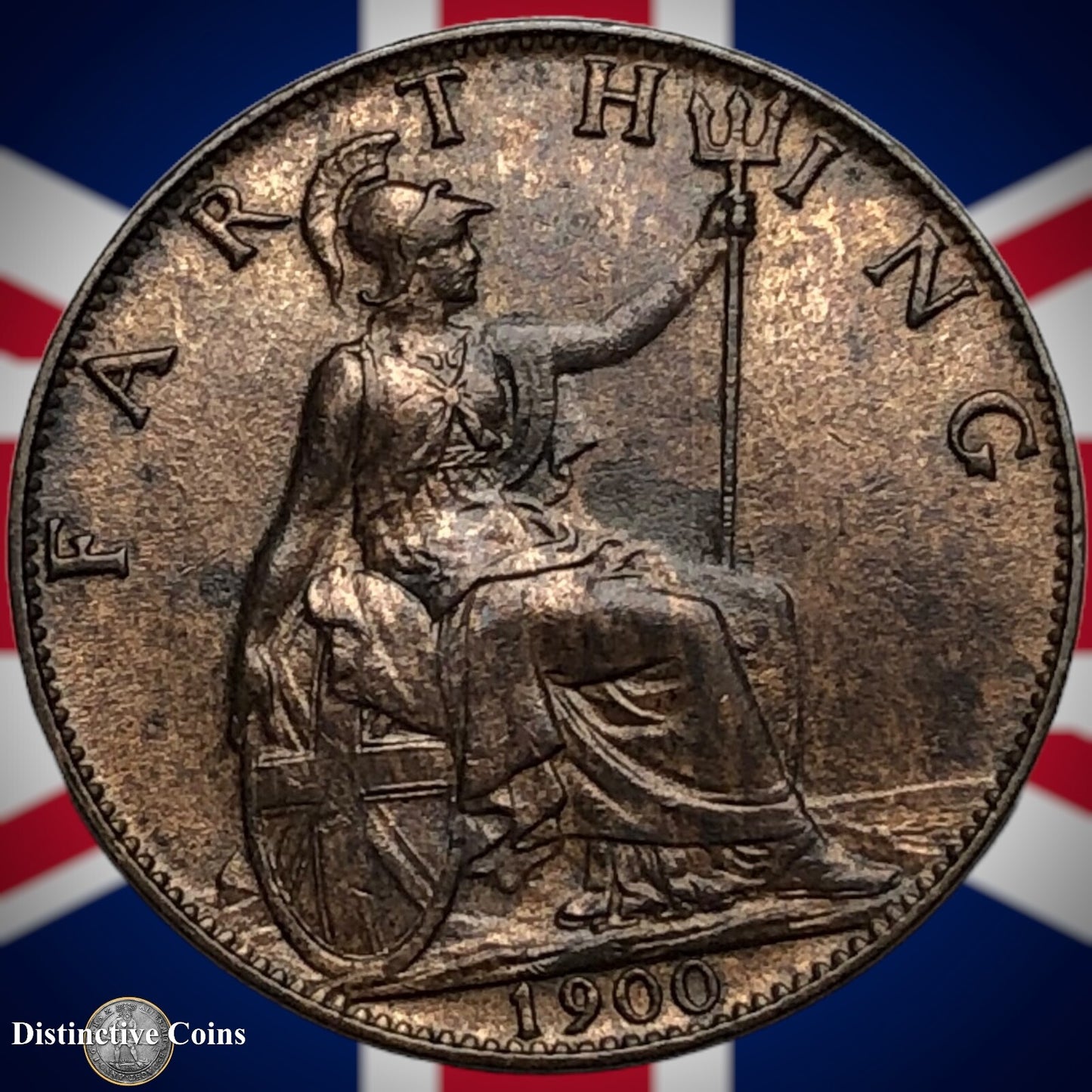 Great Britain 1900 Farthing 1/4d GB4475