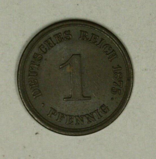 Germany Pfennig 1875-E Toned UNC  A2293
