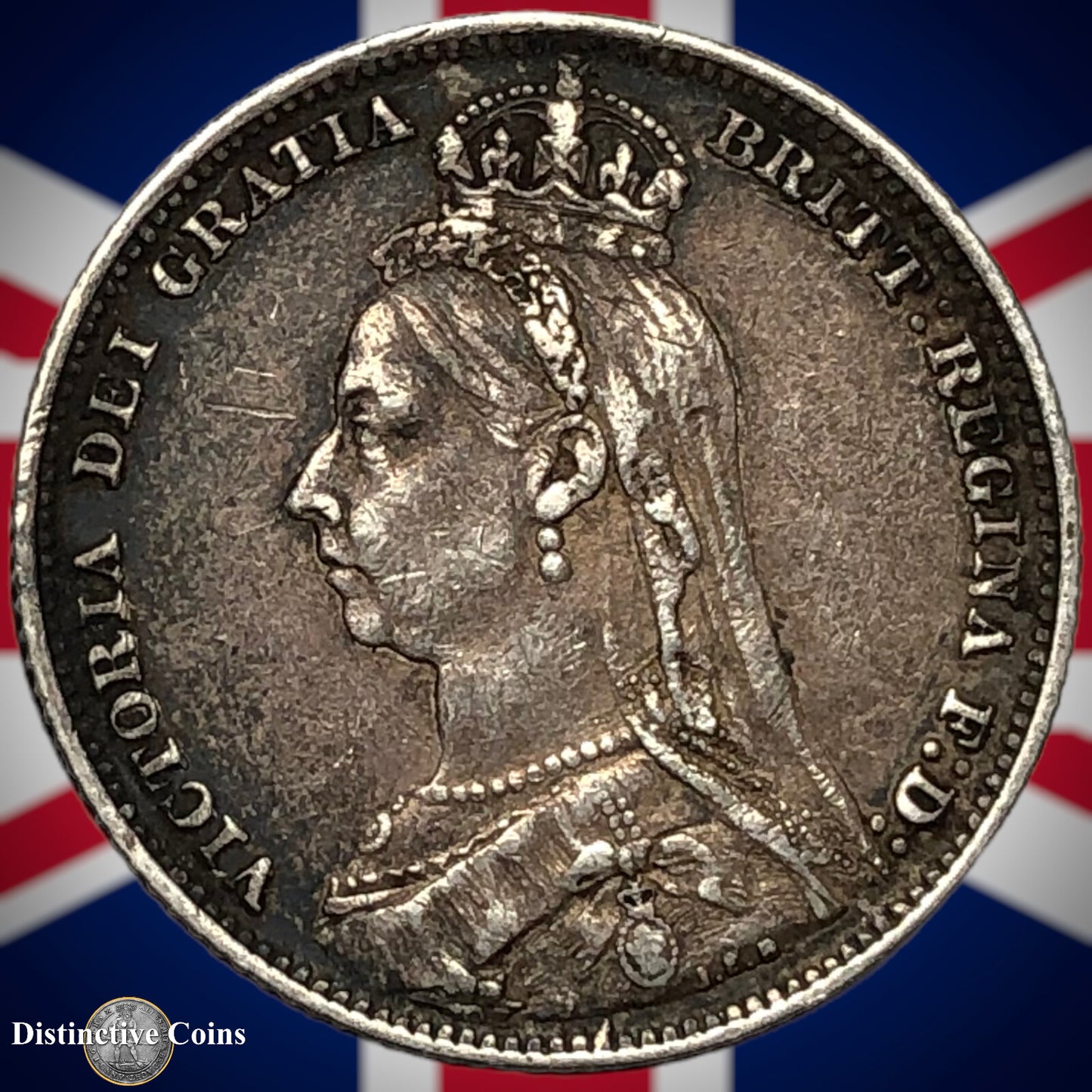 Great Britain 1890 British One Shilling GB0562