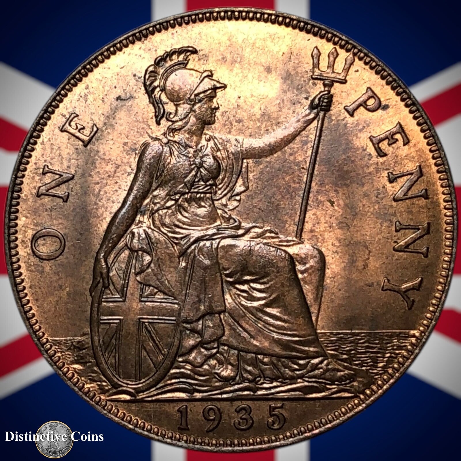 Great Britain 1935 Penny 1d GB7165