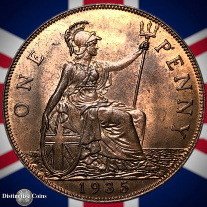Great Britain 1935 Penny 1d GB7165