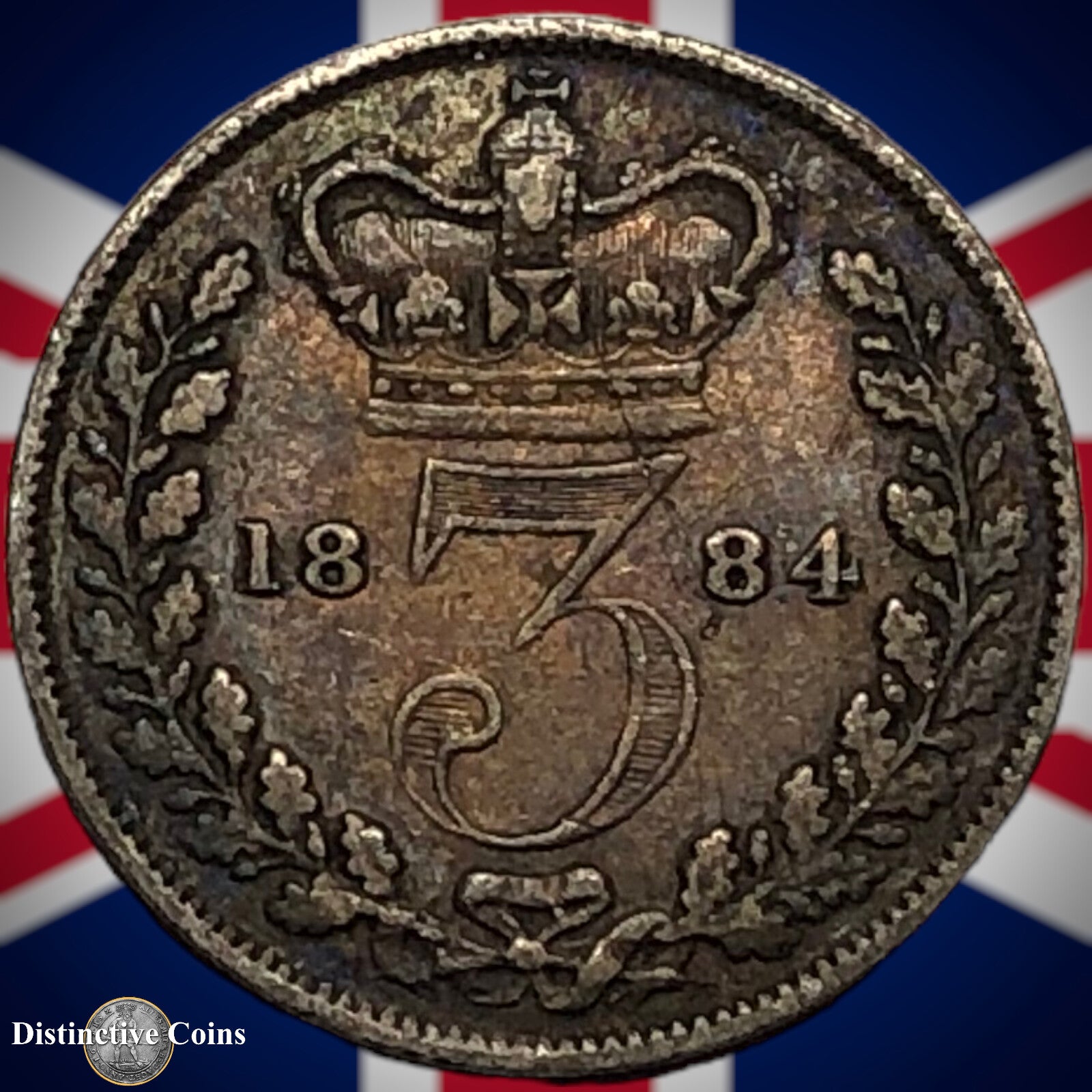 Great Britain 1884 Three Pence GB1934