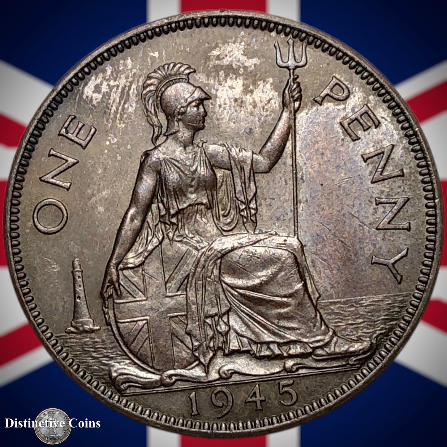 Great Britain 1945 Penny 1d GB7282