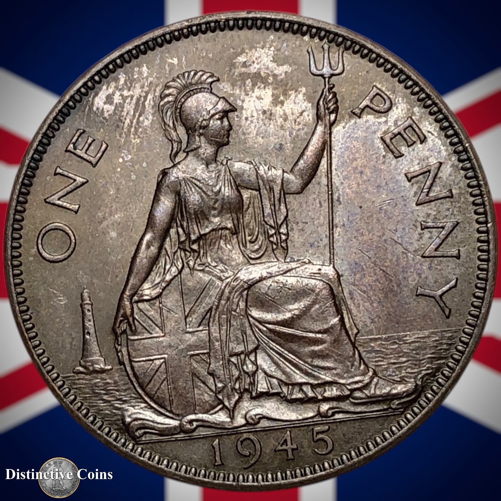 Great Britain 1945 Penny 1d GB7282