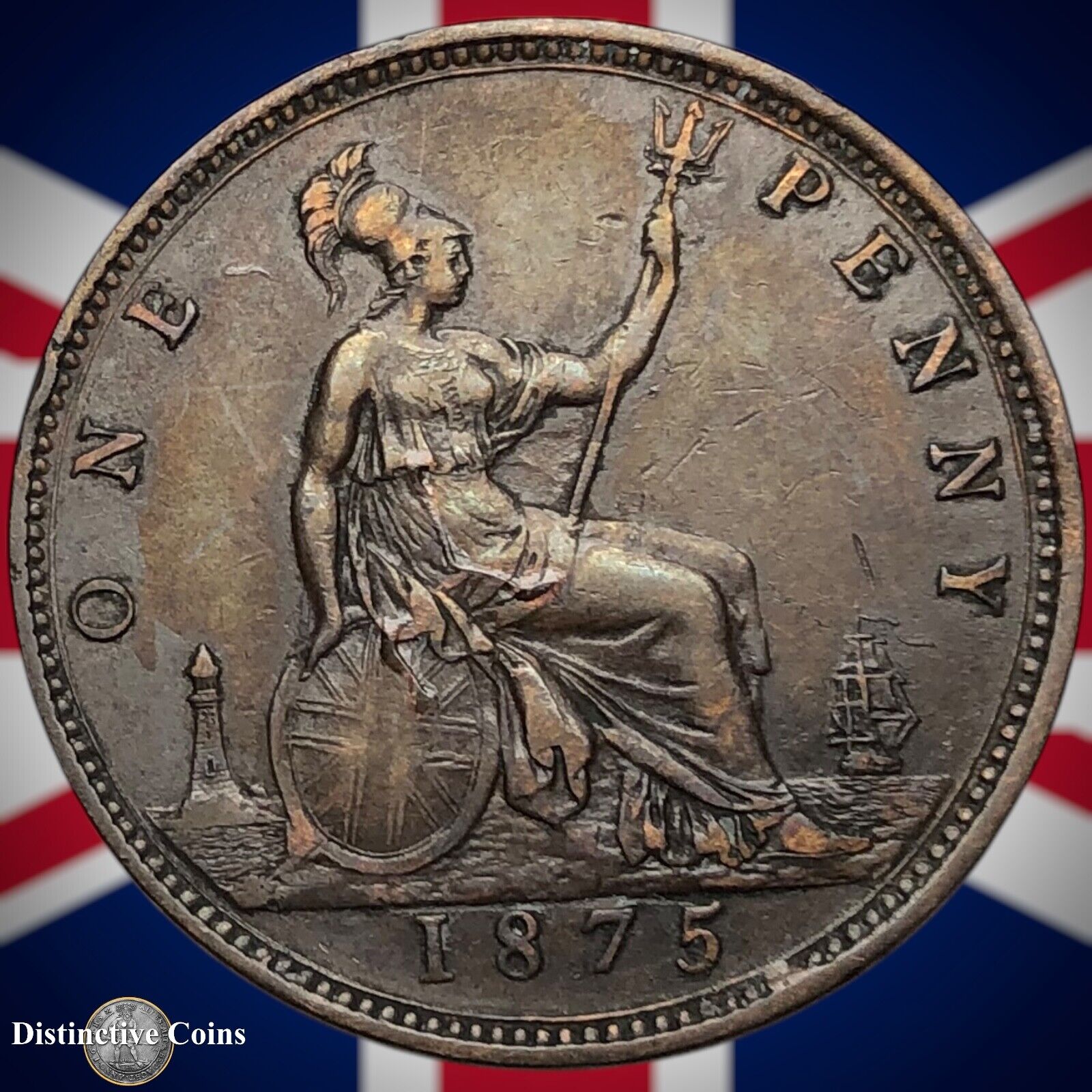 Great Britain 1875 Penny 1d GB6368