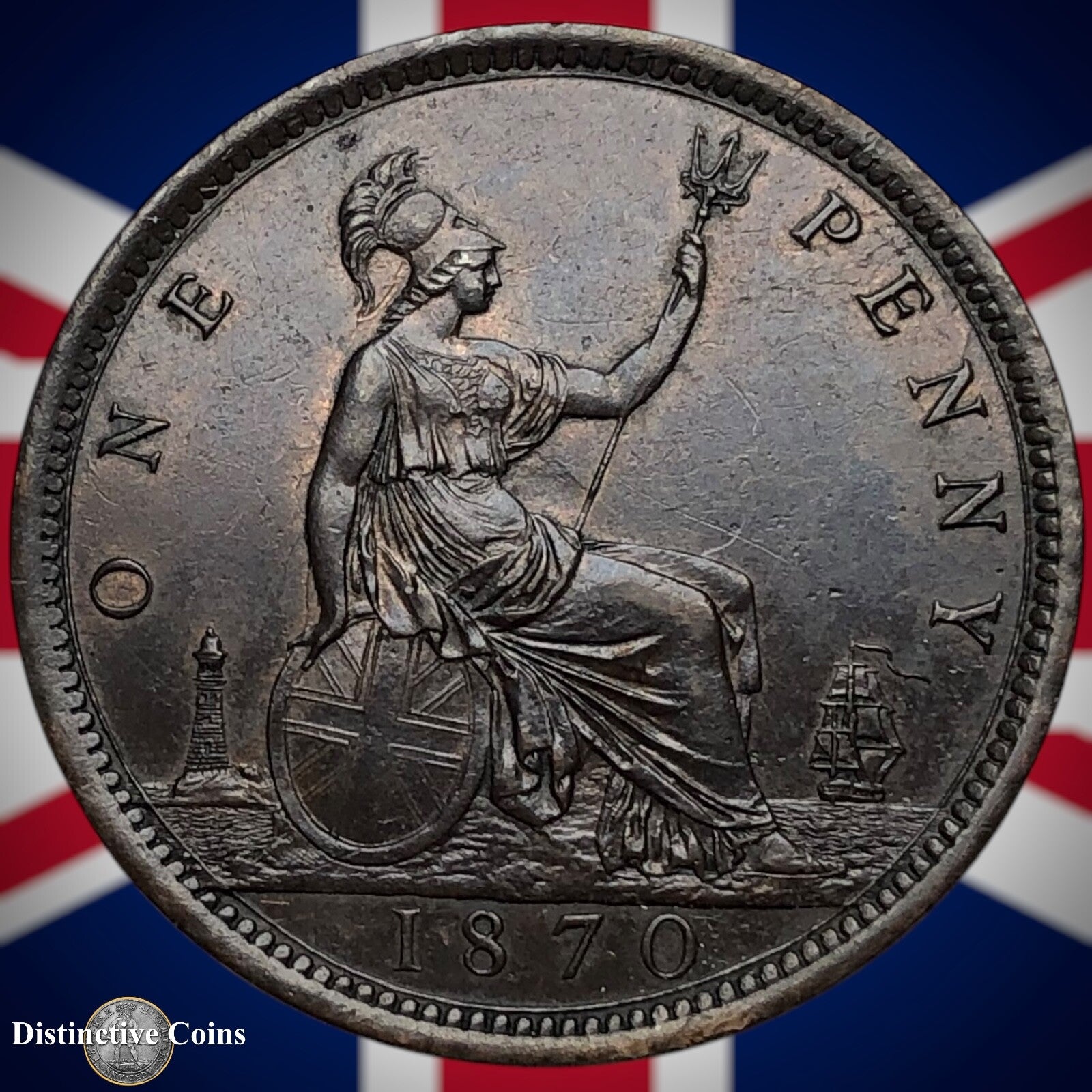 Great Britain 1870 Penny 1d GB6320