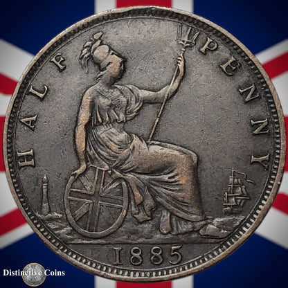 Great Britain 1885 Half Penny 1/2d GB5573