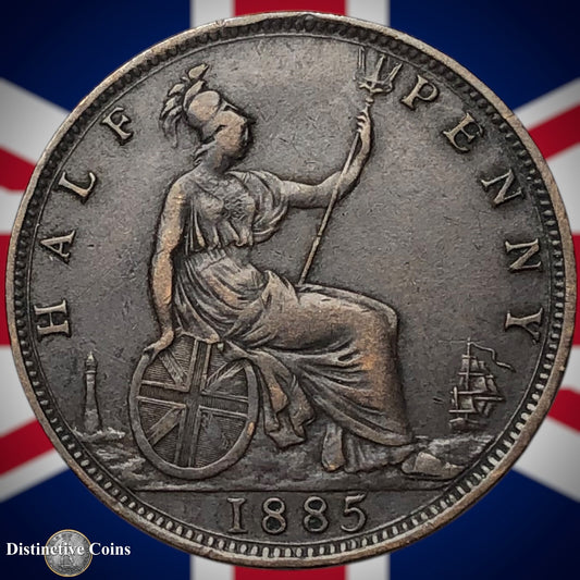 Great Britain 1885 Half Penny 1/2d GB5573
